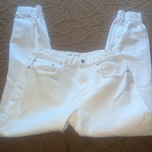 Michael Kors White Denim High-Rise Jeans WOMENS 2 STRETCH SPRING EXC SHAPE $138